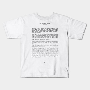 Becoming Real - Inspirational Quote from the Velveteen Rabbit Kids T-Shirt